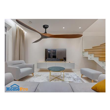 พัดลมไม่มีโคมไฟ WINFAVOUR WFDC72/DC45(ORB) 72 นิ้ว สีน้ำตาลเข้ม_1