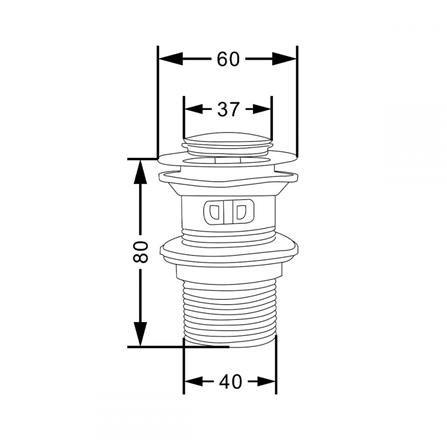 สะดืออ่างล้างหน้าแบบกด BEN BN K111-BG-44BLK_6