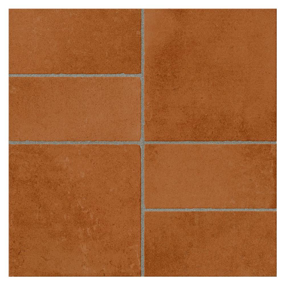 กระเบื้องพื้นพอร์ซเลน  16x16 นิ้ว COTTO ไซรัส เคลย์ น้ำตาล PM 0.96 ตร.ม.