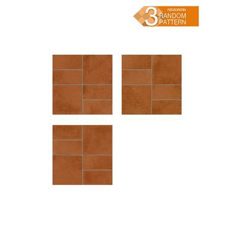 กระเบื้องพื้นพอร์ซเลน  16x16 นิ้ว COTTO ไซรัส เคลย์ น้ำตาล PM 0.96 ตร.ม._1