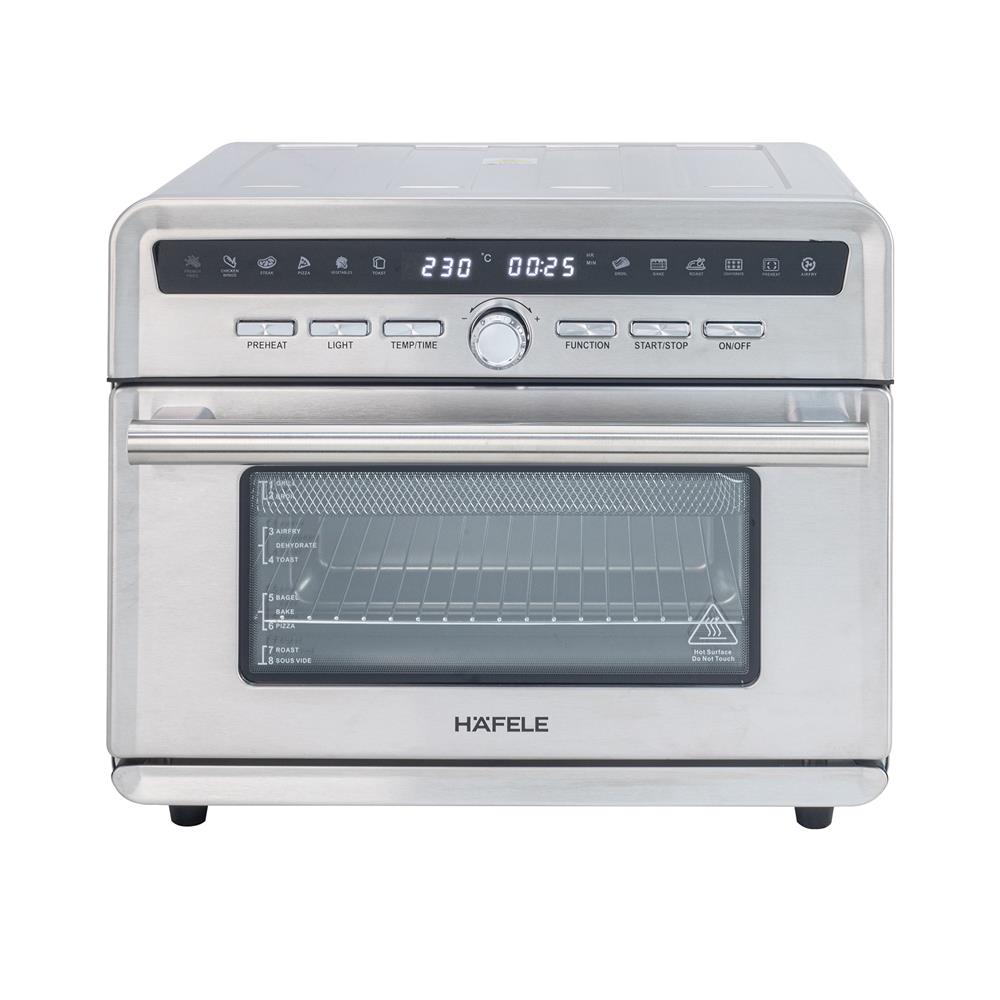 เตาอบเล็กแมนนวล HAFELE 495.06.211 25 ลิตร สีสเตนเลสสตีลขัดเงา