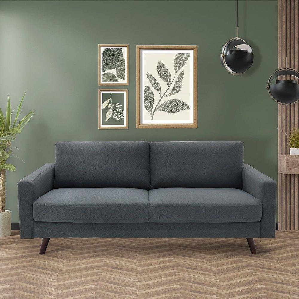 โซฟา 3 ที่นั่ง KONCEPT HOMERUN 19217895 สีเทา