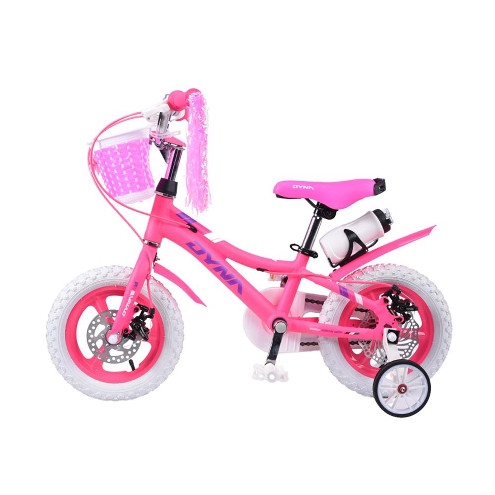 จักรยานเด็กสี่ล้อ 12 นิ้ว DYNASTAR สีชมพู