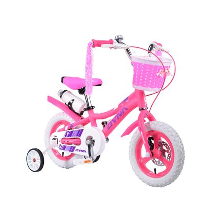 จักรยานเด็กสี่ล้อ 12 นิ้ว DYNASTAR สีชมพู_1