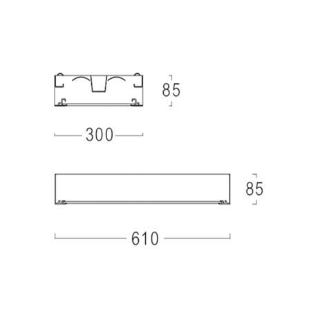 โคมติดลอย L&E 9I-00710 2x600 มม. สีขาว_4