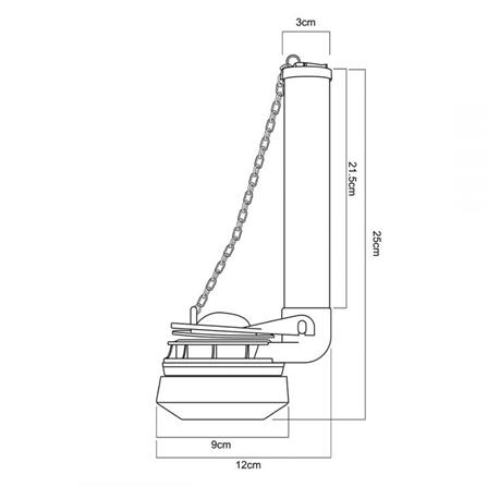 วาล์วครบชุด RASLAND RA V2245-SINGLE-SIDE_1