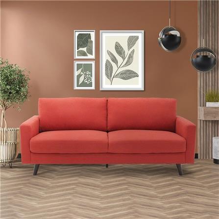โซฟา 3 ที่นั่ง KONCEPT HOMERUN 19218489 สีส้ม_4