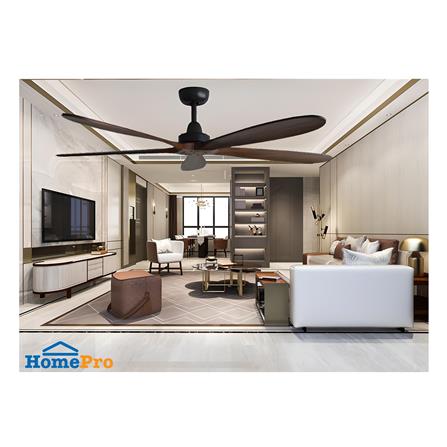 พัดลมไม่มีโคมไฟ WINFAVOUR WFDC60/DC43(ORB) 60 นิ้ว สีน้ำตาลเข้ม_1