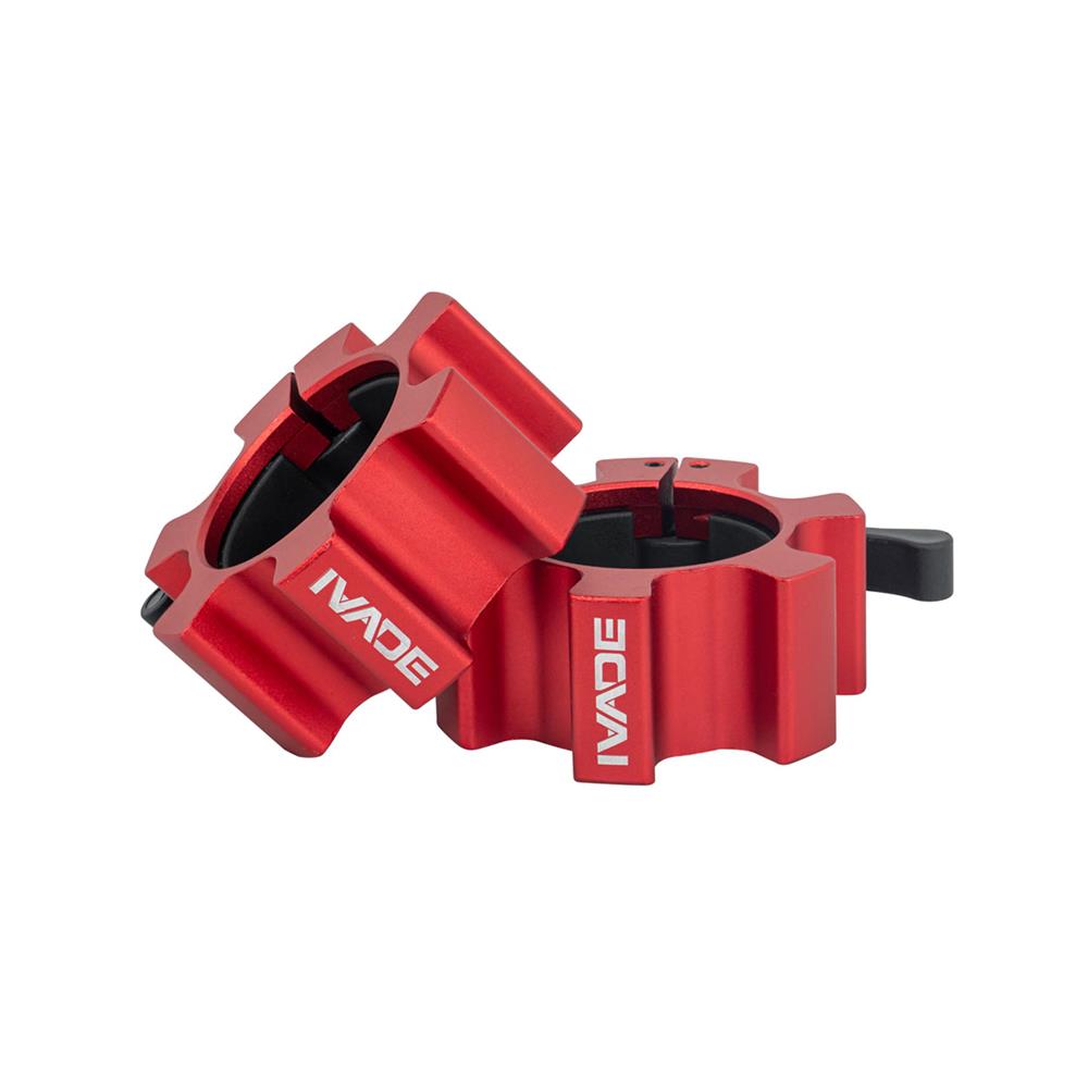 คลิปล็อกคานบาร์เบล 2 นิ้ว IVADE สีแดง