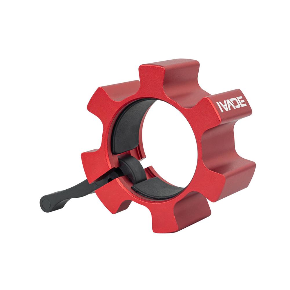 คลิปล็อกคานบาร์เบล 2 นิ้ว IVADE สีแดง