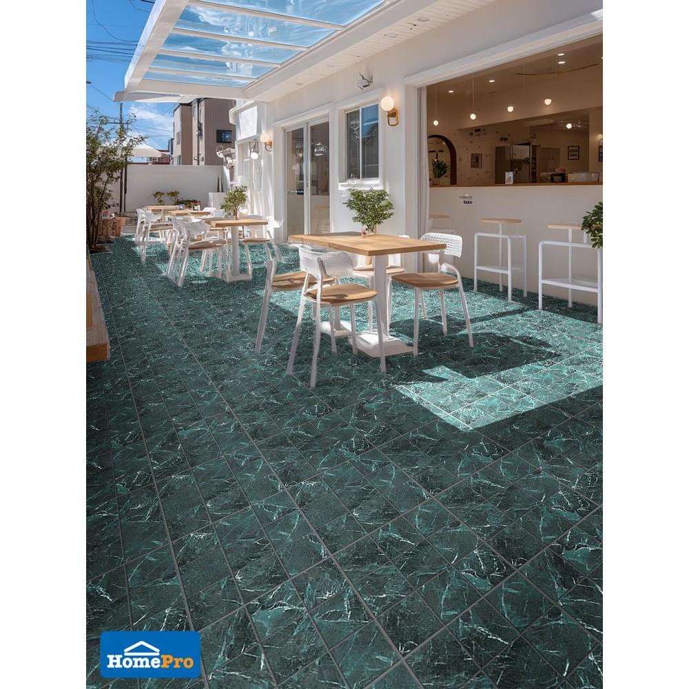 กระเบื้องพื้นพอร์ซเลน  16x16 นิ้ว COTTO ทารอน เขียว PM 0.96 ตร.ม.