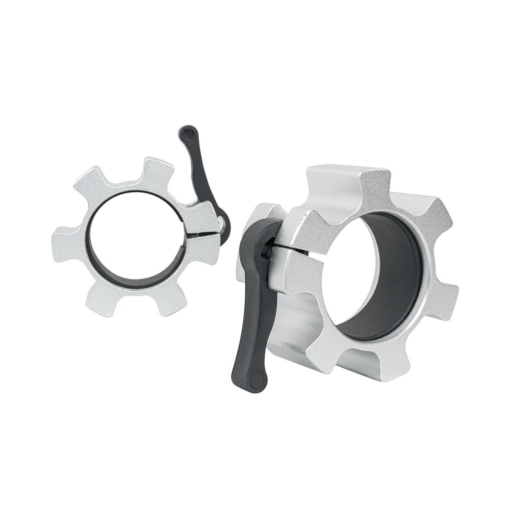 คลิปล็อกคานบาร์เบล 2 นิ้ว IVADE สีเงิน