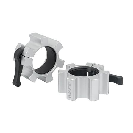 คลิปล็อกคานบาร์เบล 2 นิ้ว IVADE สีเงิน_0