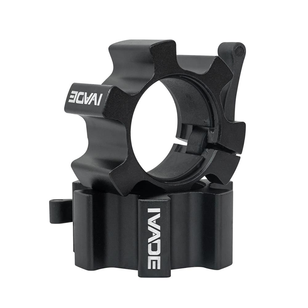 คลิปล็อกคานบาร์เบล 2 นิ้ว IVADE สีดำ