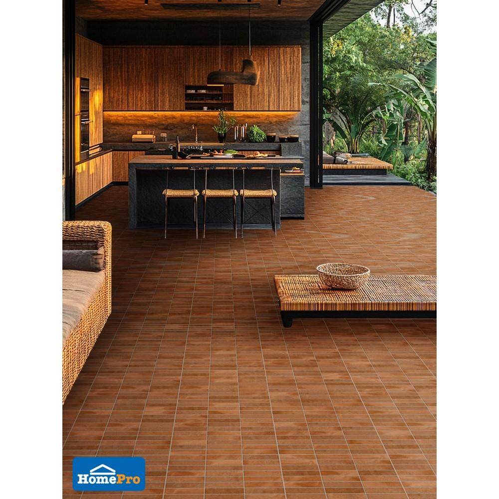 กระเบื้องพื้นพอร์ซเลน  16x16 นิ้ว COTTO ทัซคาน เทอราคอตต้า PM 0.96 ตร.ม.