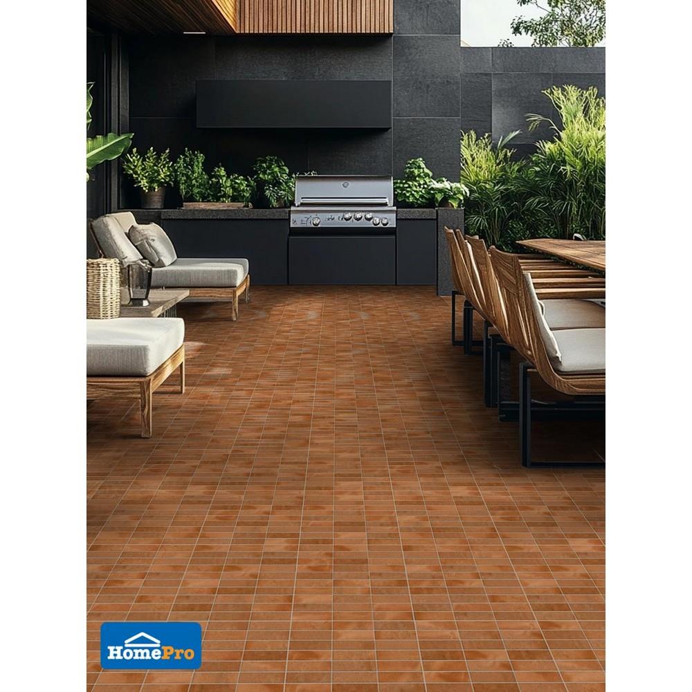 กระเบื้องพื้นพอร์ซเลน  16x16 นิ้ว COTTO ทัซคาน เทอราคอตต้า PM 0.96 ตร.ม.