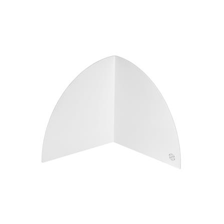 ที่กั้นหนังสือเหล็ก SPACEMAKER A1-004-W 12.6X12.6X12.6 ซม. สีขาว_0