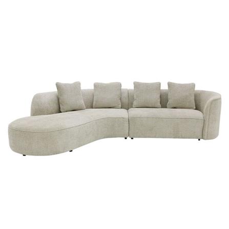 โซฟาเข้ามุมซ้าย SB FURNITURE HAPPINESS 19220128 สีครีม_0