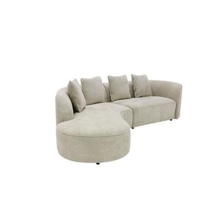 โซฟาเข้ามุมซ้าย SB FURNITURE HAPPINESS 19220128 สีครีม_2