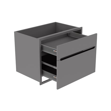 ตู้ลิ้นชัก KITZCHO CURVE 86x66 ซม. GREY GRAPHITE_3