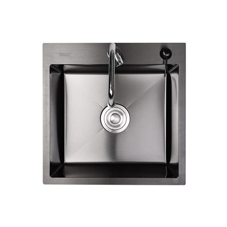 ซิงค์ฝัง 1 หลุม TECNOSTAR TNS 505022 สีดำ_0