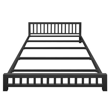 เตียงเหล็ก 6 ฟุต THAIBULL SSTVIE032-180 สีดำ_1