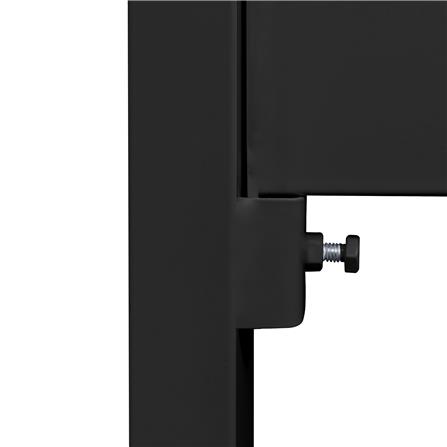 เตียงเหล็ก 6 ฟุต THAIBULL SSTVIE032-180 สีดำ_3