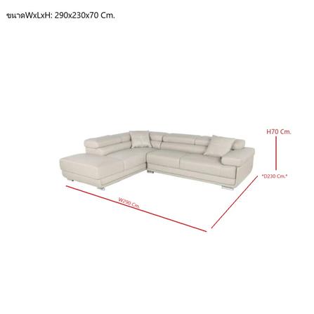 โซฟาเข้ามุมซ้าย SB FURNITURE FIMBER 19231805 สีเทา_5