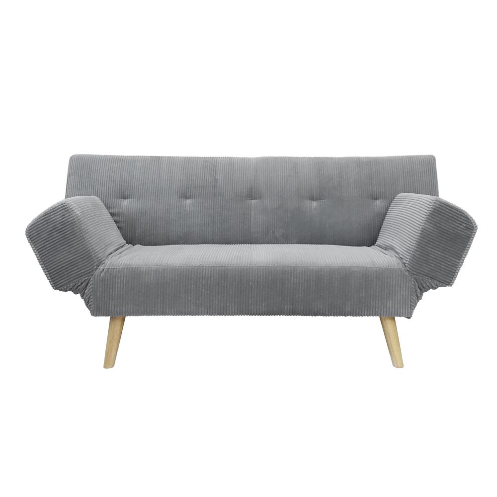 โซฟาเบด 2 ที่นั่ง SURE GIZMO HB-1644 สีเทาเข้ม