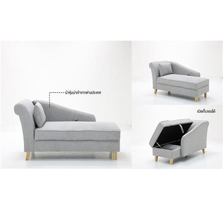โซฟา 2 ที่นั่ง KONCEPT NUTSU 19224321 สีเทา_6