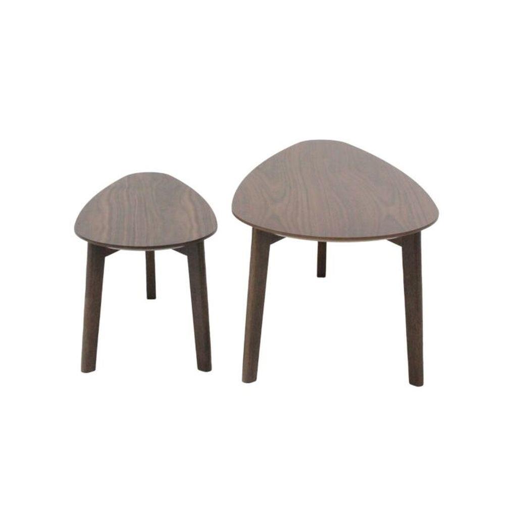 โต๊ะกลาง 2 ชิ้น SB FURNITURE MARCH 19215156 100 ซม. สีไม้เข้ม