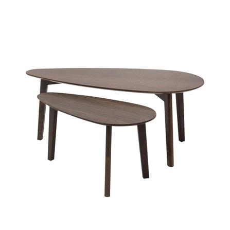 โต๊ะกลาง 2 ชิ้น SB FURNITURE MARCH 19215156 100 ซม. สีไม้เข้ม_0