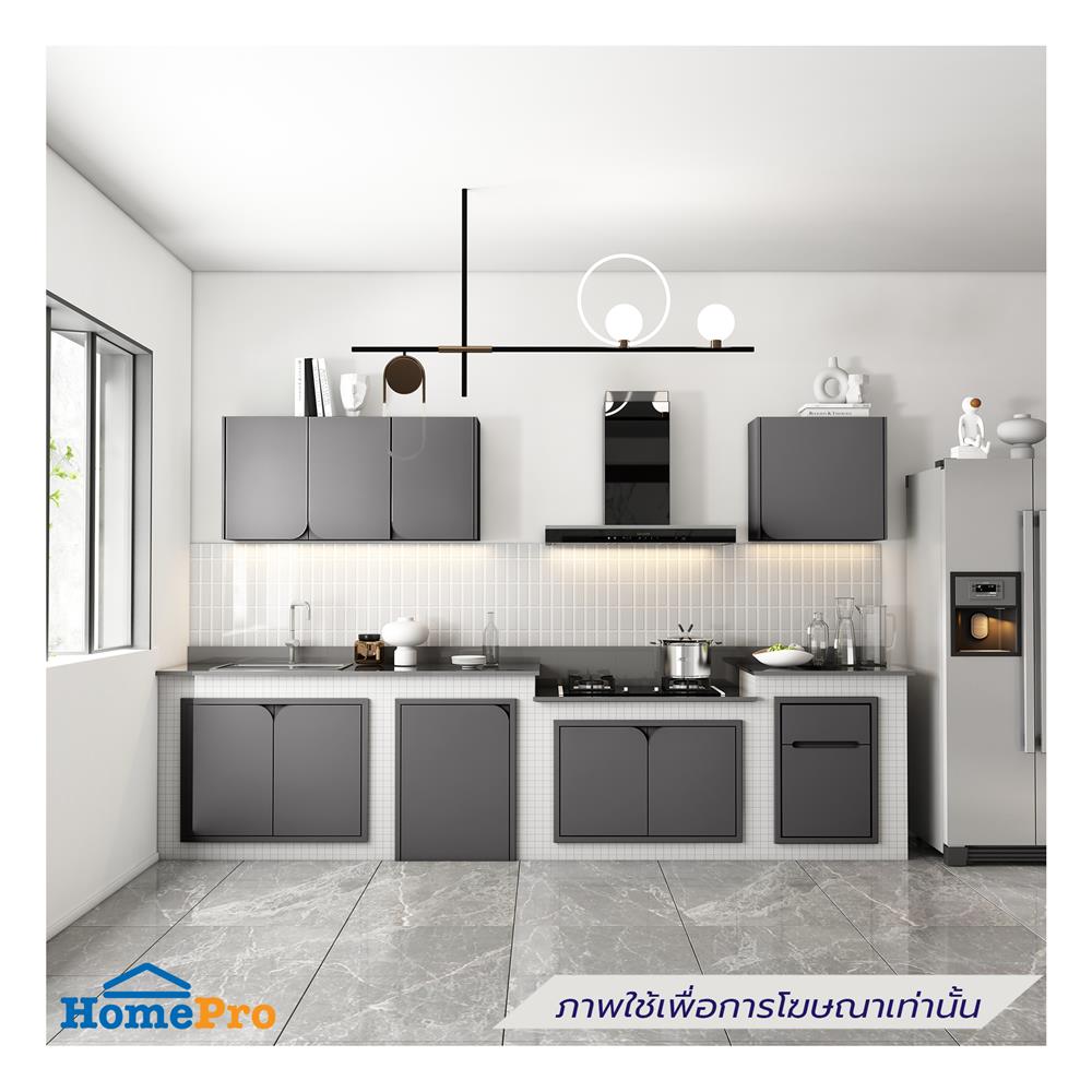 ตู้ลิ้นชัก KITZCHO CURVE 46x66 ซม. สี GREY GRAPHITE