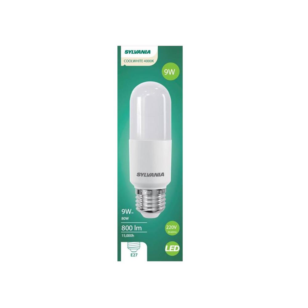 หลอด LED SYLVANIA STIK BASIC 9 วัตต์ COOL WHITE E27
