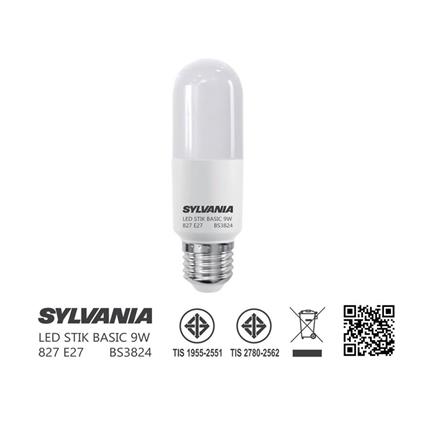 หลอด LED SYLVANIA STIK BASIC 9 วัตต์ WARM WHITE E27_6