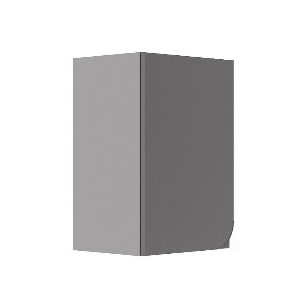 ตู้แขวนเดี่ยวเปิดซ้าย KITZCHO CURVE 40x60 ซม. สี GREY GRAPHITE