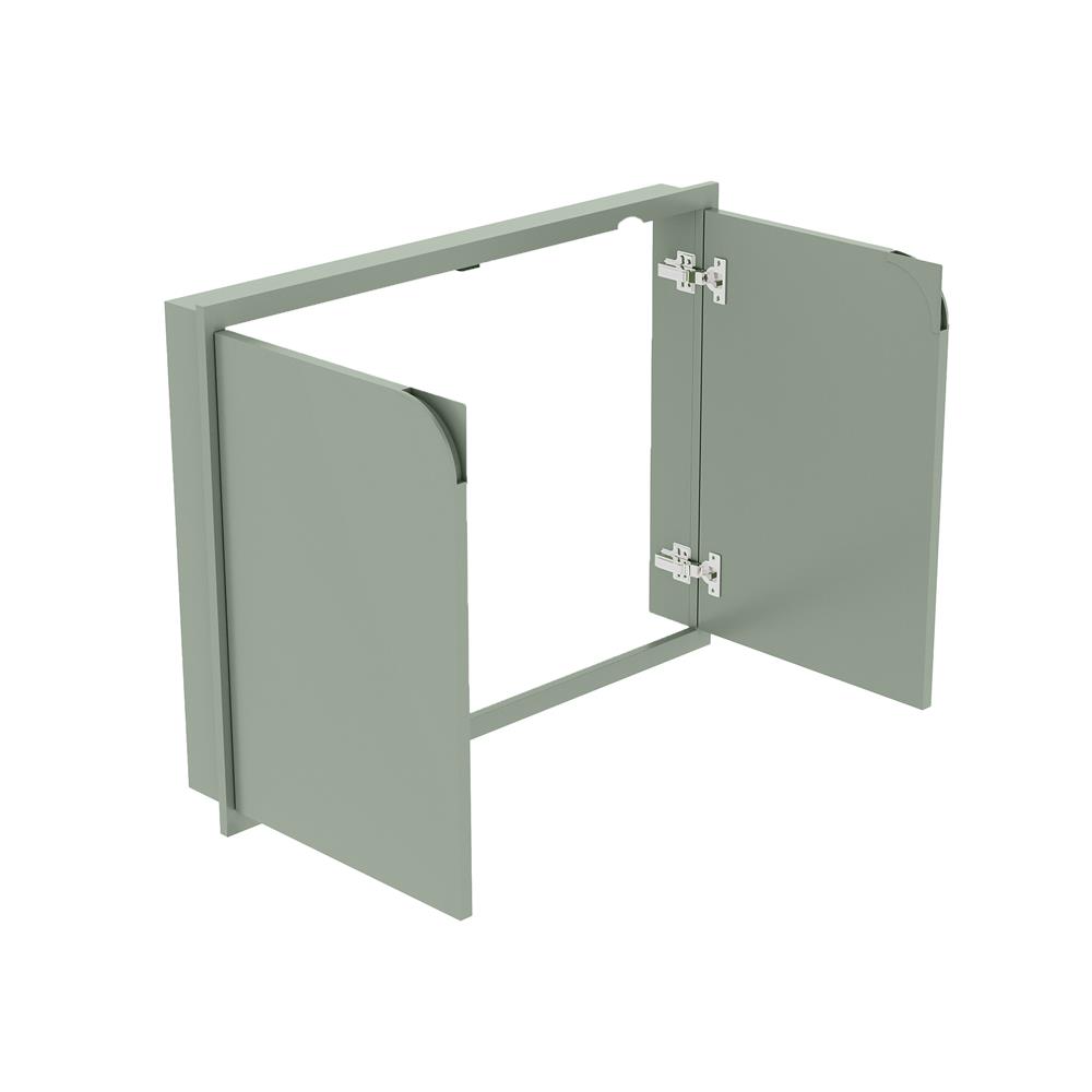 บานซิงค์คู่ KITZCHO CURVE 86x66 ซม. สี LEAF