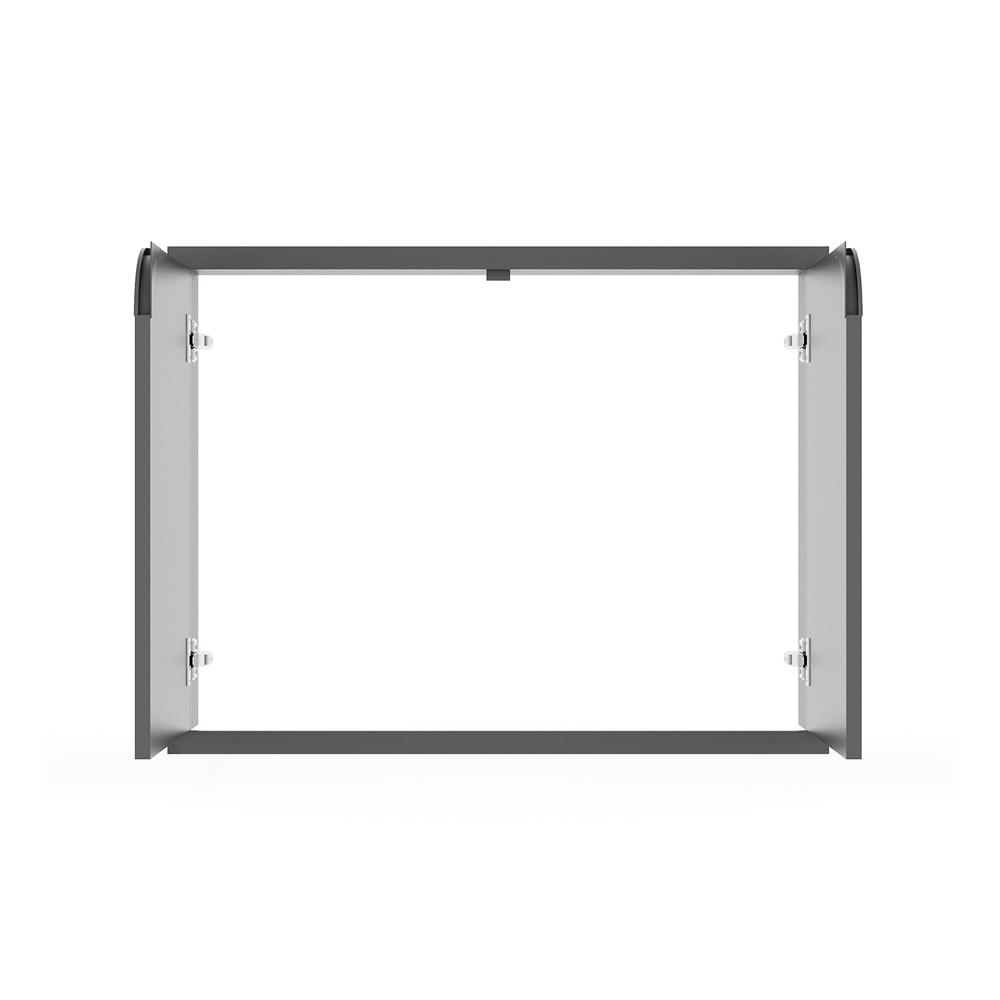 บานซิงค์คู่ KITZCHO CURVE 86x66 ซม. สี GREY GRAPHITE