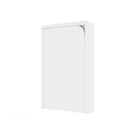 บานถังแก๊สเปิดซ้าย KITZCHO CURVE 54x76 ซม. สี DIAMOND_1