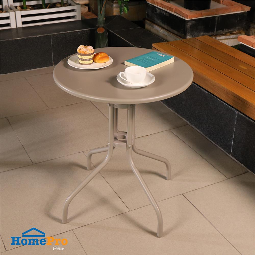 โต๊ะเหล็ก SPRING NELLY 60 ซม. สีโทป