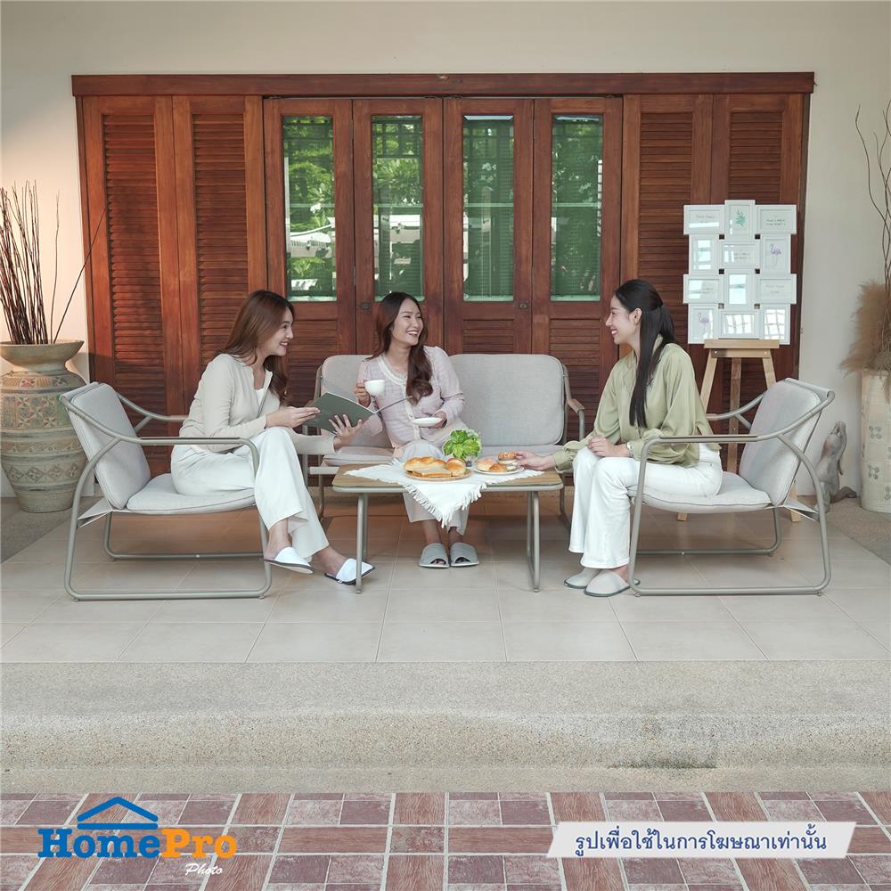 ชุดโซฟาสนาม 4 ที่นั่ง SPRING CARA สีโทป