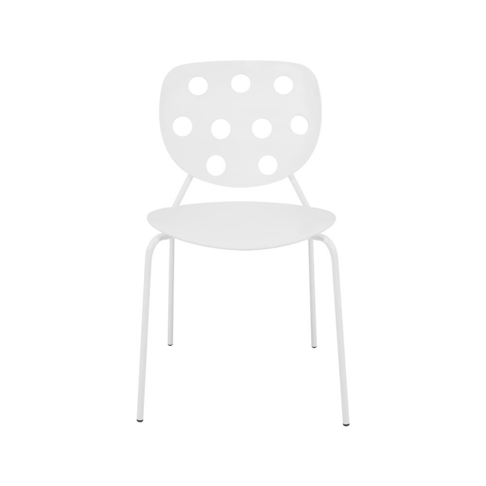 เก้าอี้สนาม SPRING DOTS สีขาว