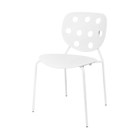 เก้าอี้สนาม SPRING DOTS สีขาว_1