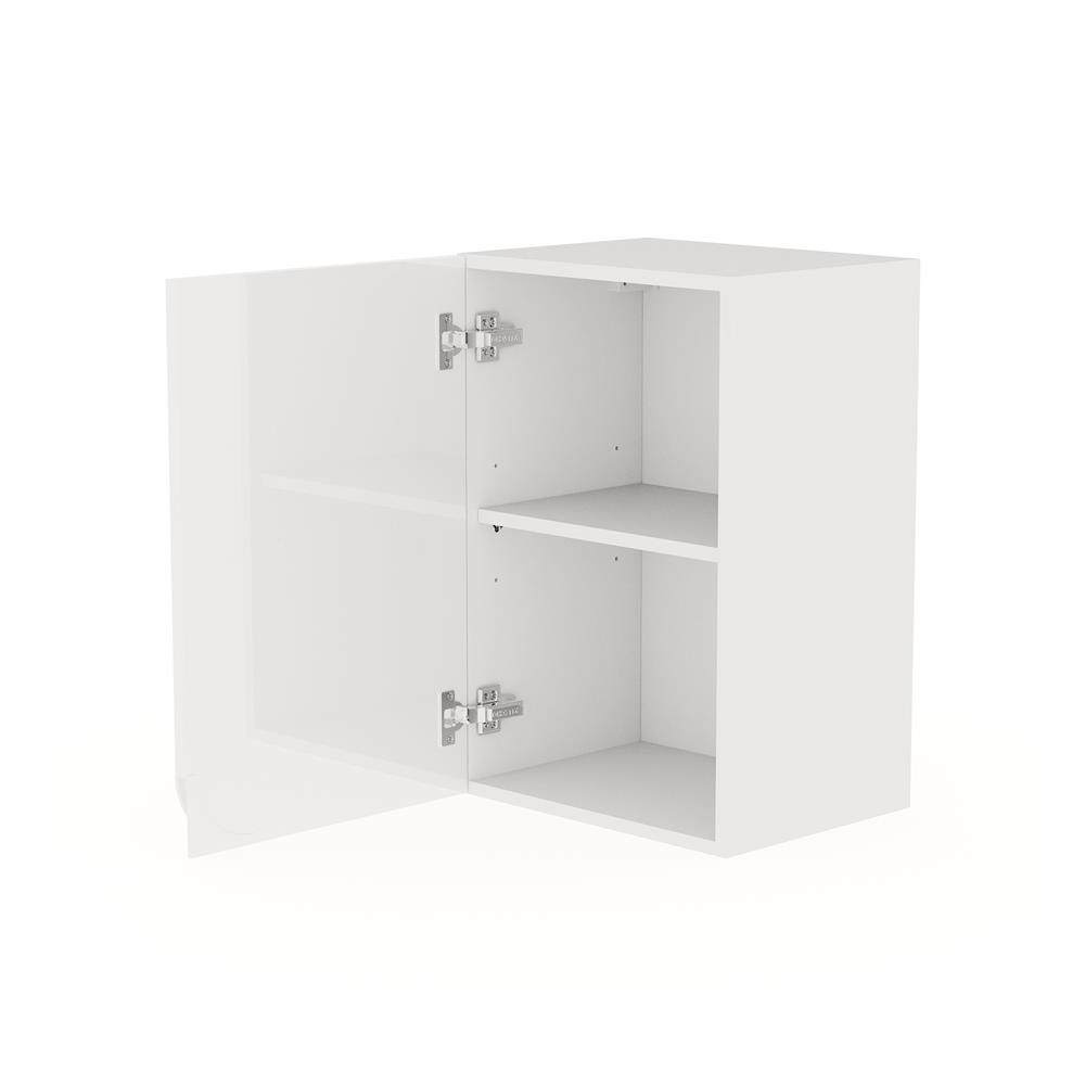 ตู้แขวนเดี่ยวเปิดซ้าย KITZCHO CURVE 40x60 ซม. สี DIAMOND