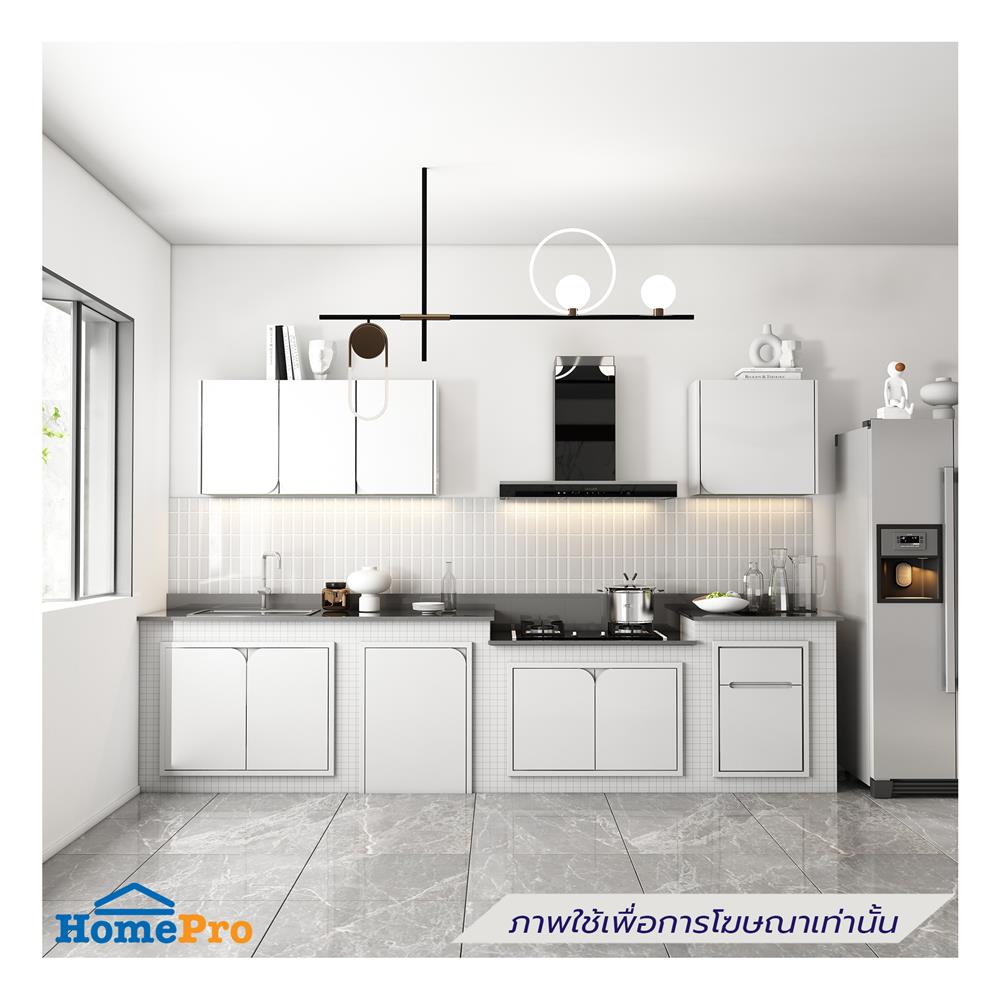 ตู้แขวนเดี่ยวเปิดซ้าย KITZCHO CURVE 40x60 ซม. สี DIAMOND