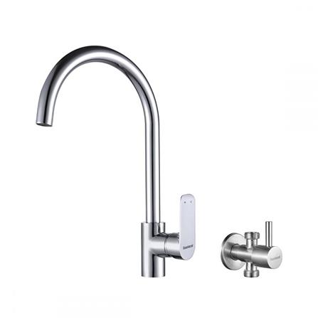 ก๊อกซิงค์ผสมเคาน์เตอร์ RASLAND RA A11011-A5555 สีโครม_0