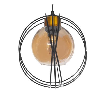 ไฟช่อ NEOLIGHT 504-3BK สีน้ำตาล/ดำ/ทอง 3 หัว_1