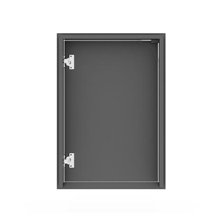 บานซิงค์เดี่ยวเปิดขวา KITZCHO CURVE 46x66 ซม. สี GREY GRAPHITE_5