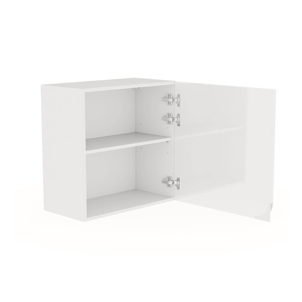 ตู้แขวนเดี่ยวเปิดขวา KITZCHO CURVE 60x60 ซม. สี DIAMOND