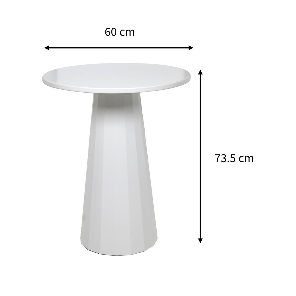 โต๊ะสนาม SPRING HEIDI 60 ซม. สีขาว